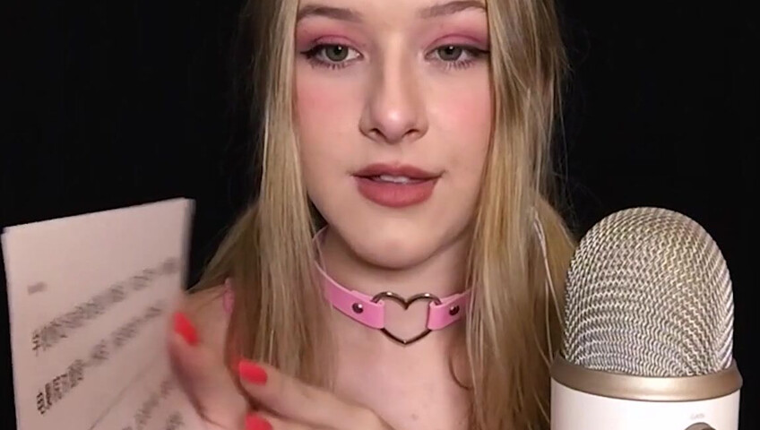 Diddly ASMR – Ich lese aus meinem Uni-Notizbuch vor