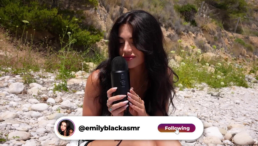 Emily Black ASMR - Girlfriend Takes You To The Beach