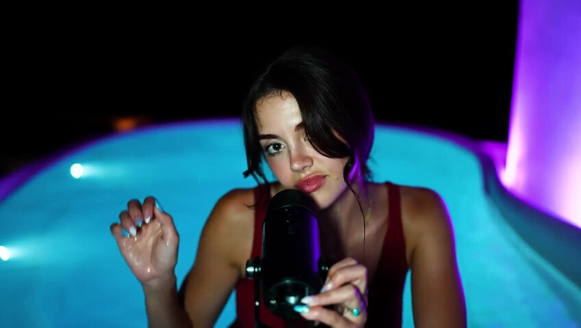 Emily Black ASMR - Girlfriend Takes You To The Hot Tub