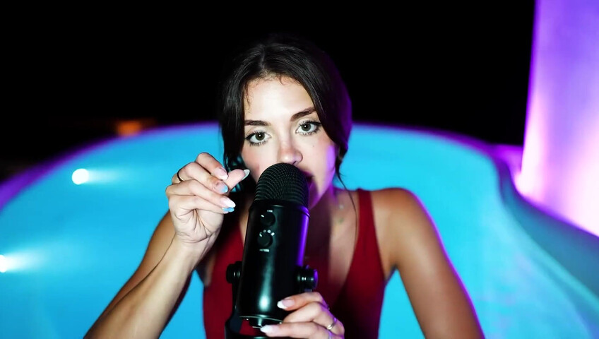 Emily Black ASMR - Girlfriend Takes You To The Hot Tub