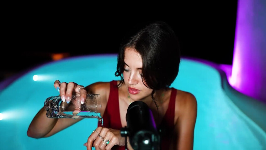 Emily Black ASMR - Girlfriend Takes You To The Hot Tub