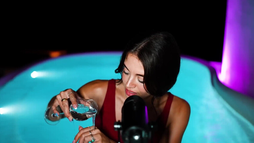 Emily Black ASMR - Girlfriend Takes You To The Hot Tub