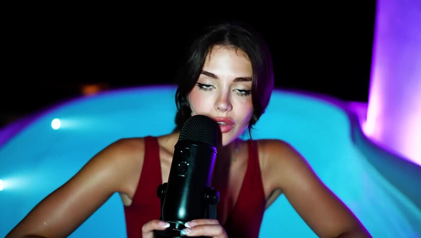 Emily Black ASMR - Girlfriend Takes You To The Hot Tub