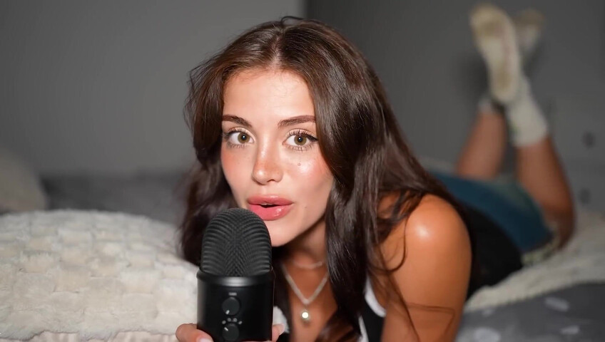 Emily Black ASMR - My First Time Trying ASMR - Dirty Socks WTF