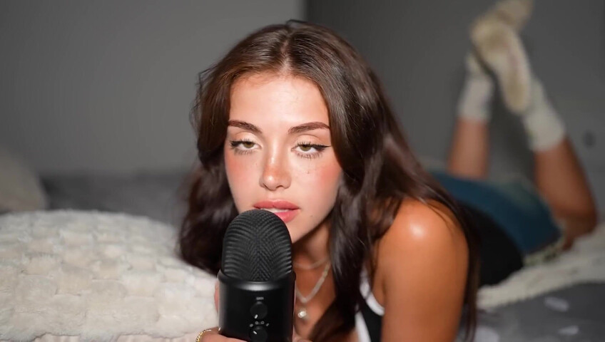 Emily Black ASMR - My First Time Trying ASMR - Dirty Socks WTF