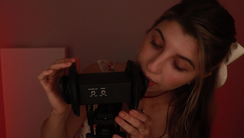 FrivolousFox ASMR - 29 July 2025 - Breathy, Slow Ear Eating (+ Mouth Cupping!)