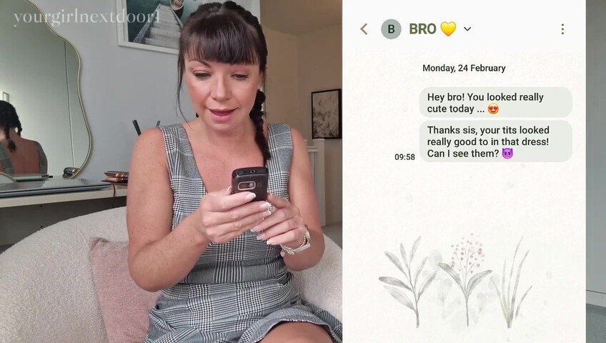 Yourgirlnextdoor1 – Sexting With Your step-Sister: And The Forbidden Pregnancy