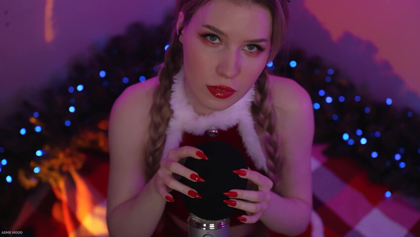 ASMR Mood - 25 December 2024 - Xmas Deer - Mic Pumping - Mic Scratching