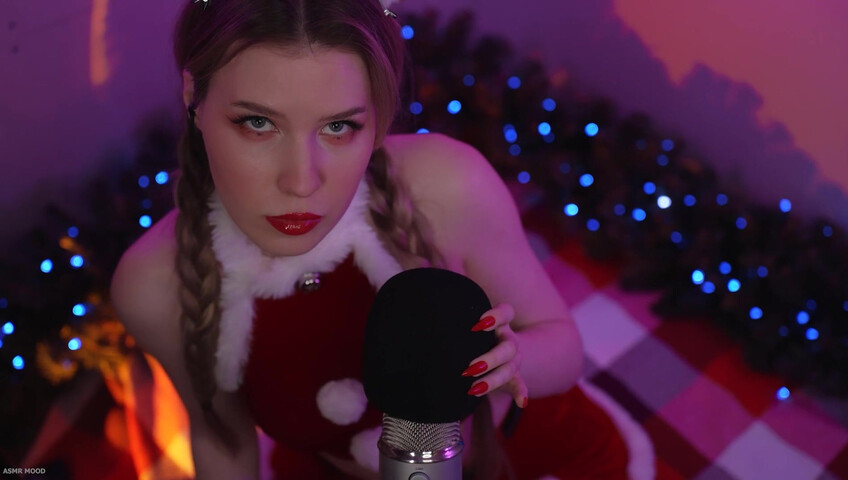ASMR Mood - 25 December 2024 - Xmas Deer - Mic Pumping - Mic Scratching