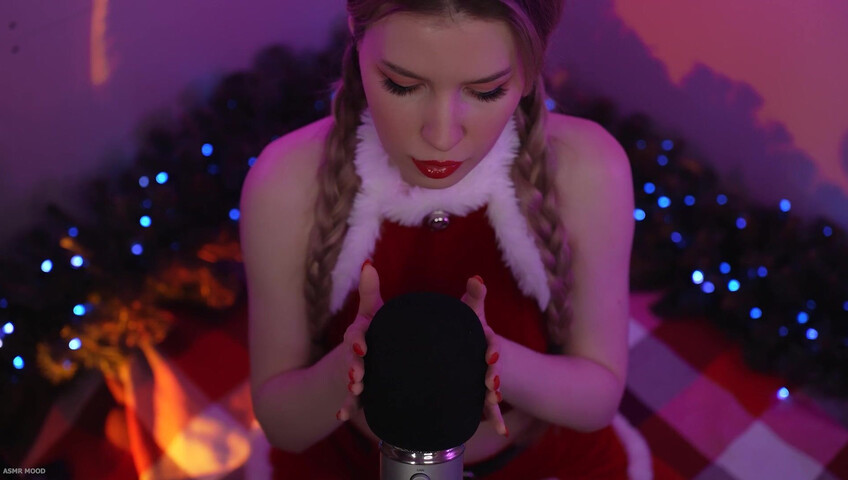 ASMR Mood - 25 December 2024 - Xmas Deer - Mic Pumping - Mic Scratching