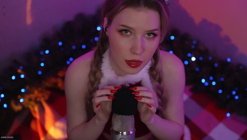 ASMR Mood - 25 December 2024 - Xmas Deer - Mic Pumping - Mic Scratching