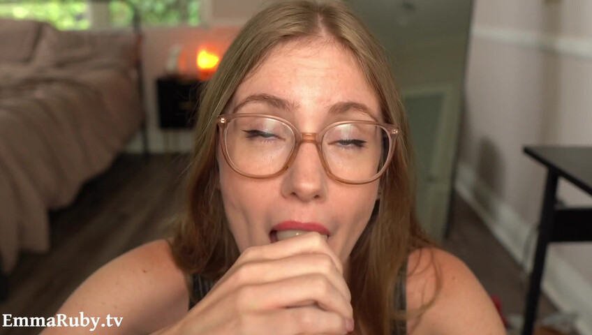 Emma Ruby ASMR - Sloppy Blowjob