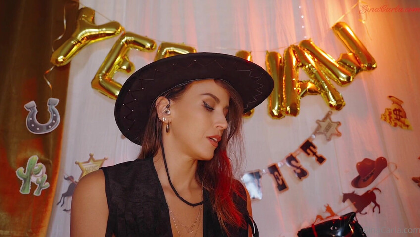 Gina Carla ASMR - 23 March 2024 - Dick Riding Rodeo