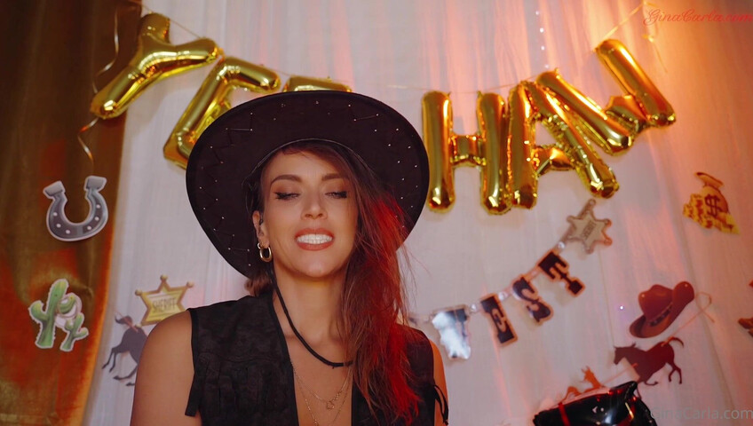 Gina Carla ASMR - 23 March 2024 - Dick Riding Rodeo