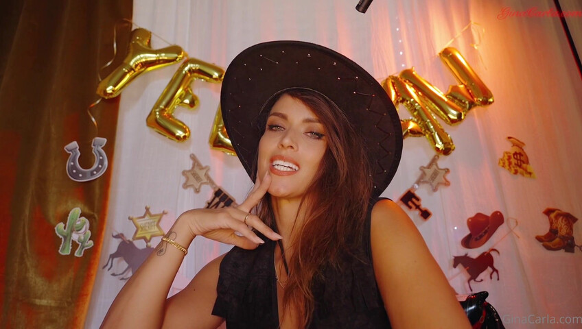 Gina Carla ASMR - 23 March 2024 - Dick Riding Rodeo