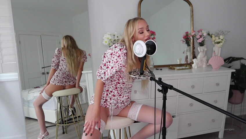 Gwen Gwiz New Masturbation and Ear Kisses Onlyfans Video 7 October 2020