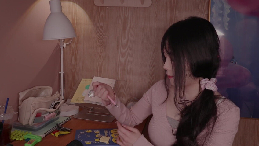 ASMR - A friend who makes you sleepy instead of studying.