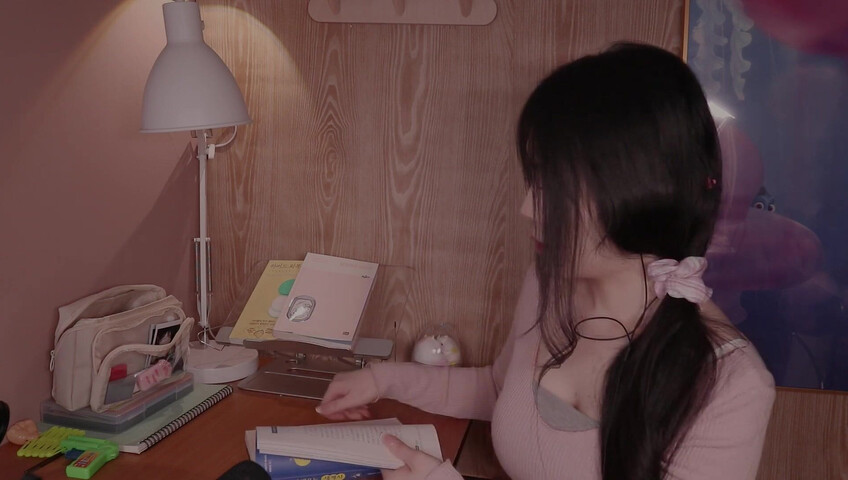 ASMR - A friend who makes you sleepy instead of studying.