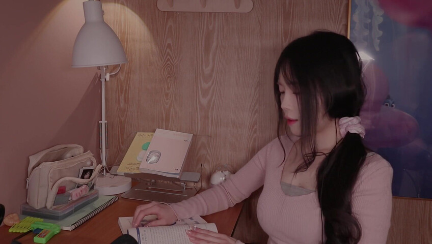 ASMR - A friend who makes you sleepy instead of studying.