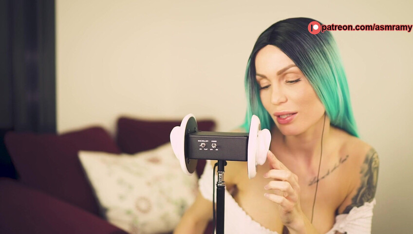 ASMR Amy Nude - Ear Licking
