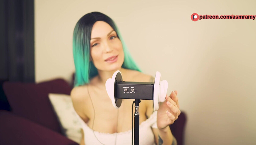ASMR Amy Nude - Ear Licking