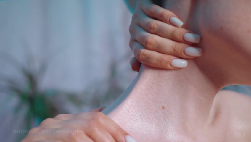 ASMR Massage - Shoulders Massage by Olga to Agata