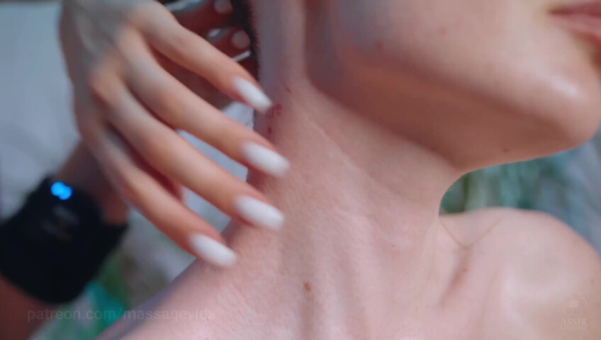 ASMR Massage - Shoulders Massage by Olga to Agata