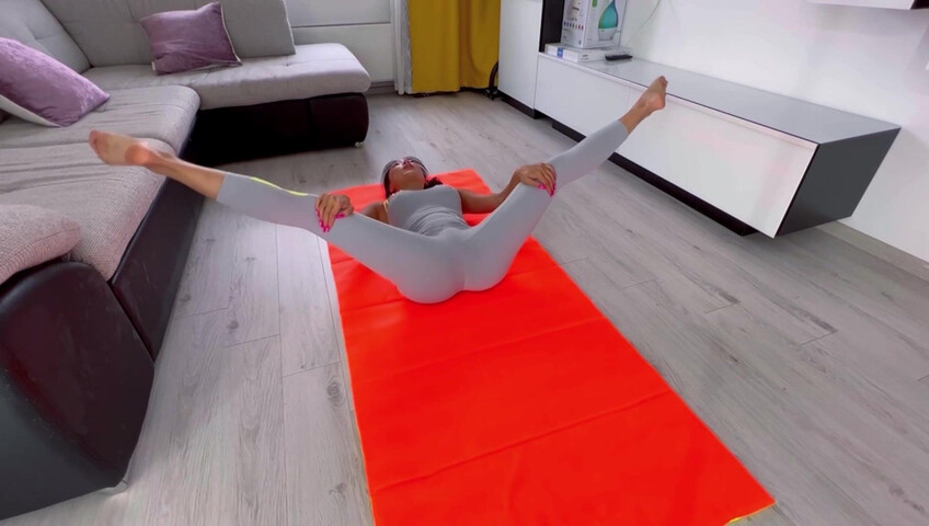 Ayumi Anime - YOGA hour CUM w ANAL PLAY
