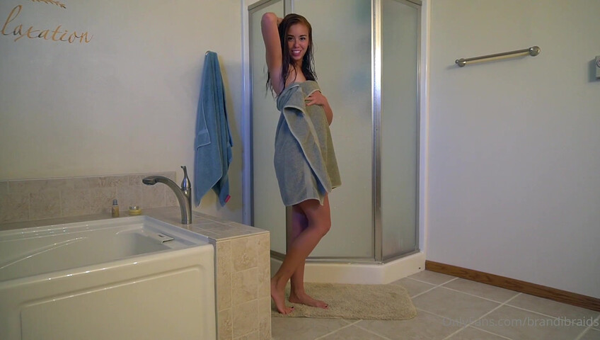 BrandiBraids - After Shower JOI