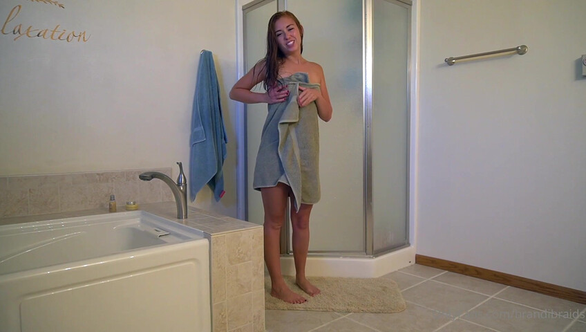 BrandiBraids - After Shower JOI