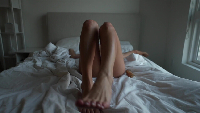 Caroline Zalog Feet and Pussy Tease