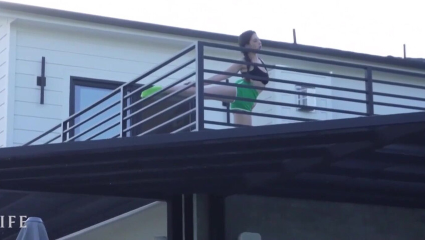 Chloe Surreal Caught Spying On Neighbor