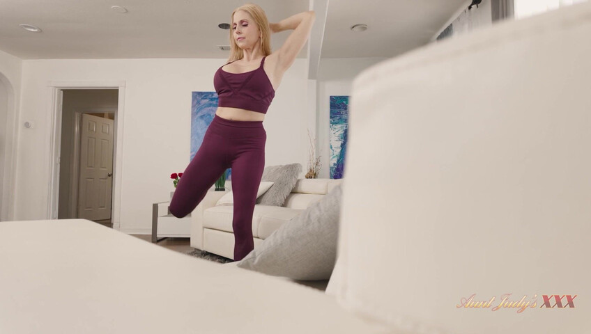 Christie Stevens - Your Step-Auntie Catches You Spying on Her Workout