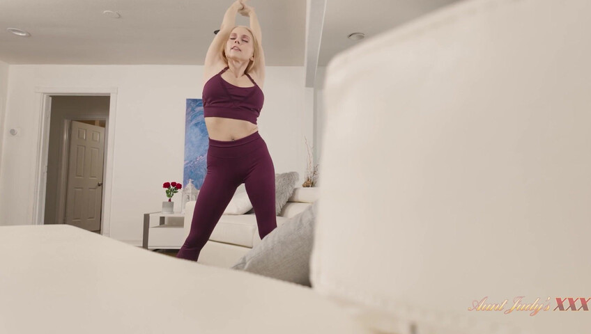 Christie Stevens - Your Step-Auntie Catches You Spying on Her Workout