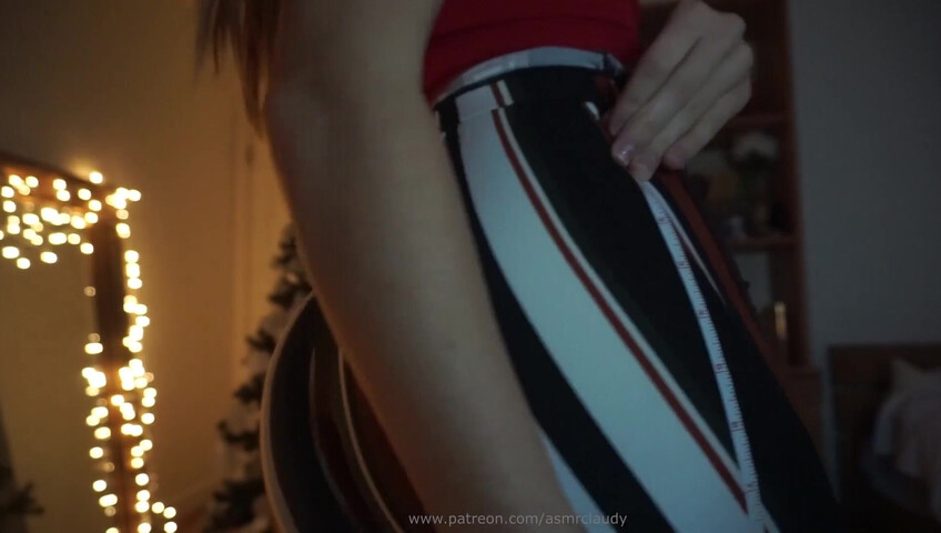 Claudy ASMR - 2 May 2021 - Leggings Booty Measure - Extra Video 2000 patrons Goal