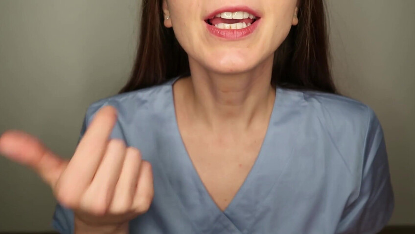 CuteGirlfriend ASMR - Medical Exam Turns Into JOI