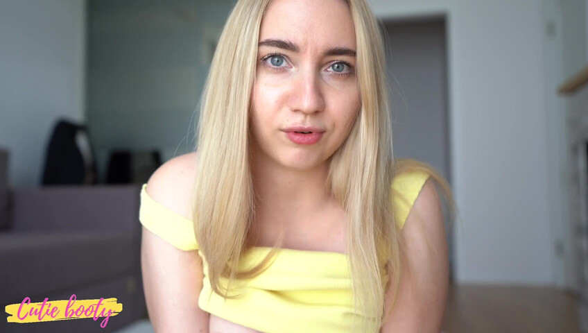 Cutie booty - JOI Sister Masturbates 4K