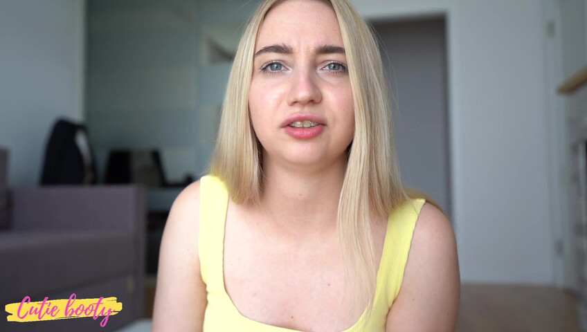 Cutie booty - JOI Sister Masturbates 4K