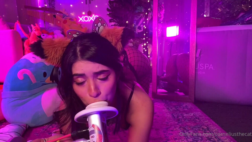corneliusthecat ASMR Ear Licking and Spanks