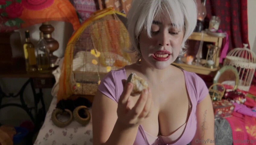 Elise Tran ASMR - Ditzy elf shopkeeper shows off her tits