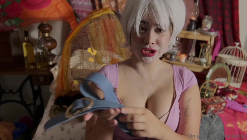 Elise Tran ASMR - Ditzy elf shopkeeper shows off her tits