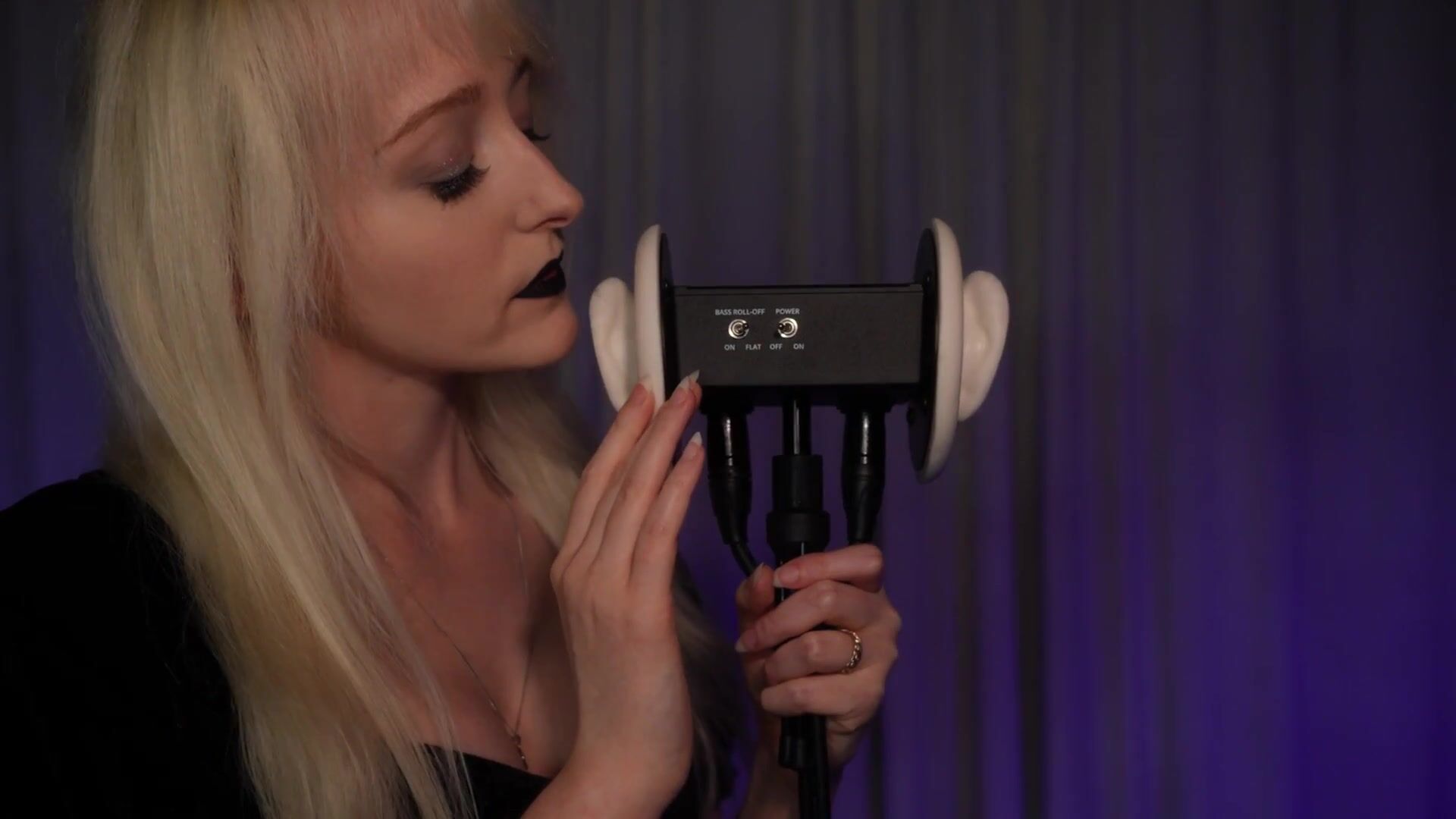 LauraLemurex ASMR - Goth Ear Licking & Ear Eating