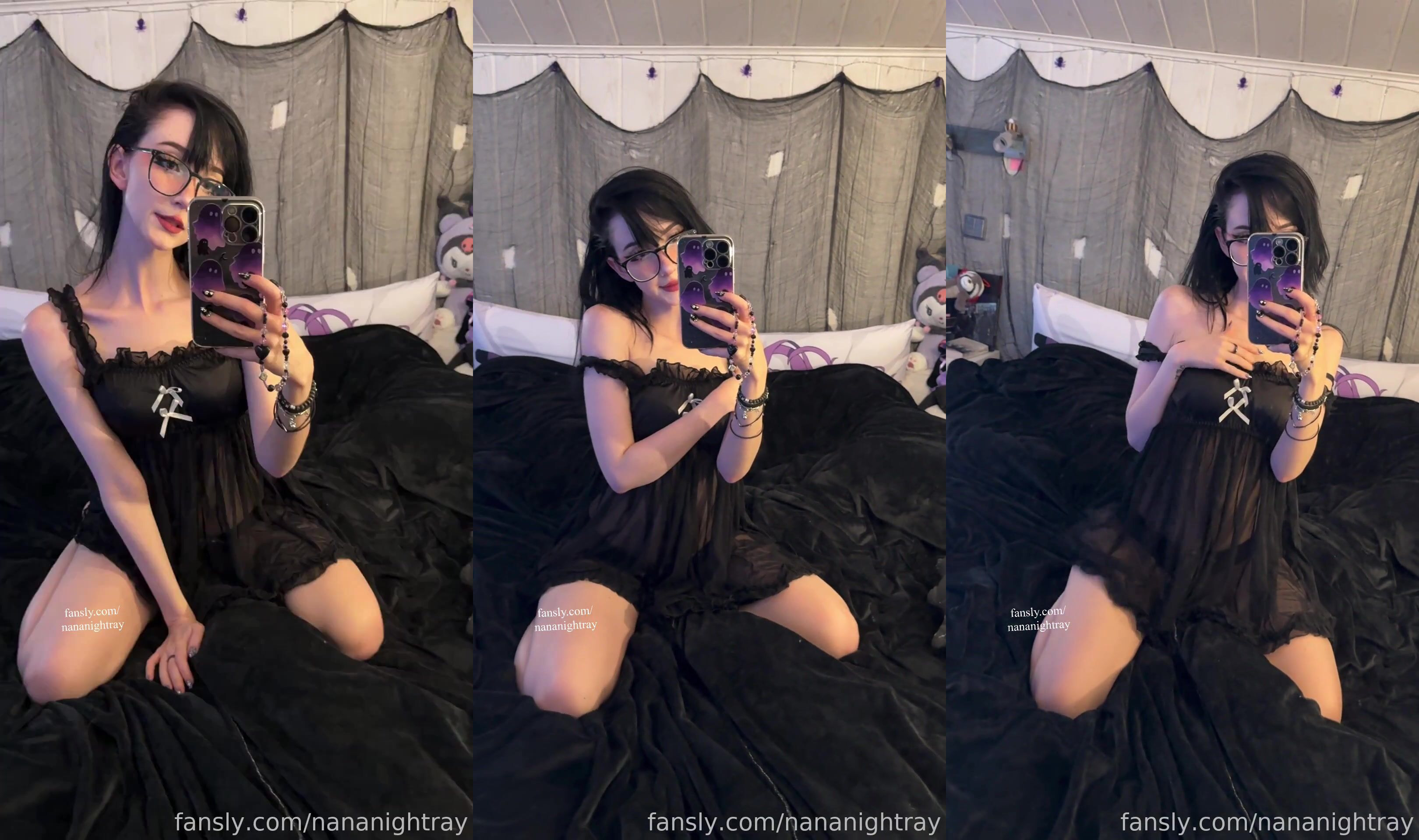 Nananightray - My straps slipped off… Totally not on purpose