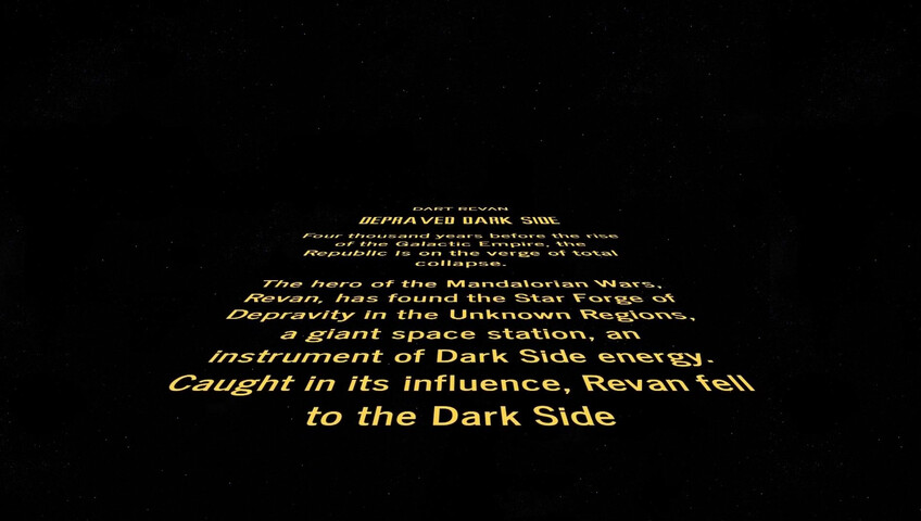 SonyaVibe - Star Wars Story Darth Revan Depraved Dark Side