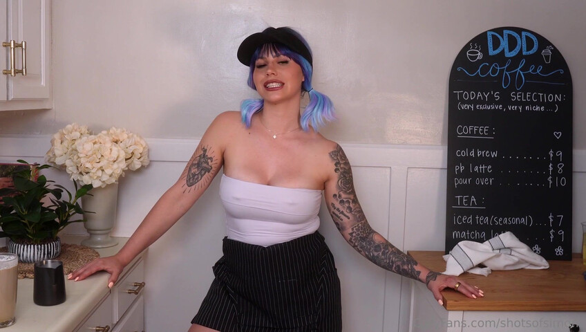 ShotsofSimone - Barista Roleplay | NEW JOI