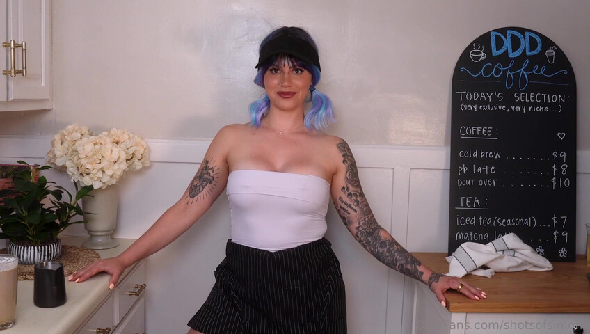 ShotsofSimone - Barista Roleplay | NEW JOI