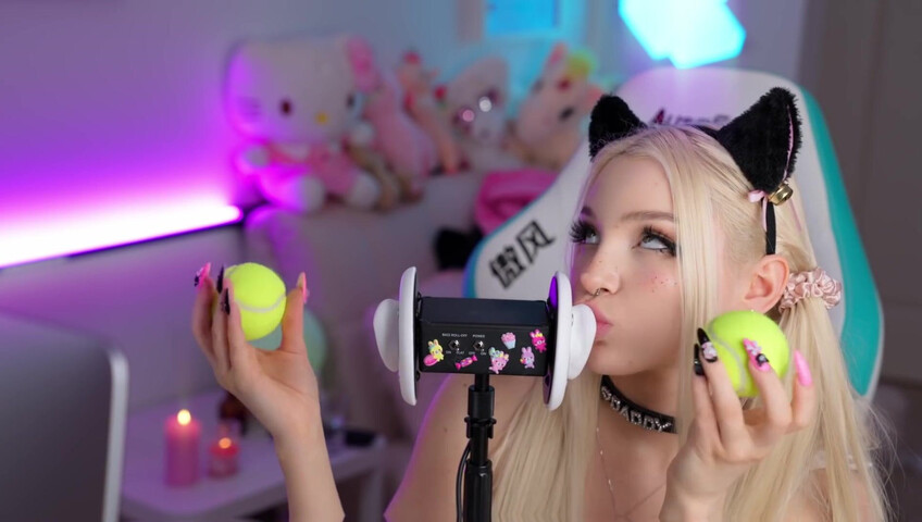 Alice Delish - Cat Girl Ear Licking