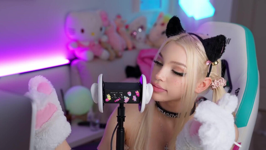 Alice Delish - Cat Girl Ear Licking