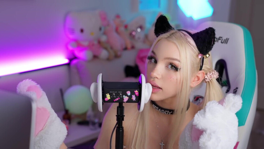 Alice Delish - Cat Girl Ear Licking