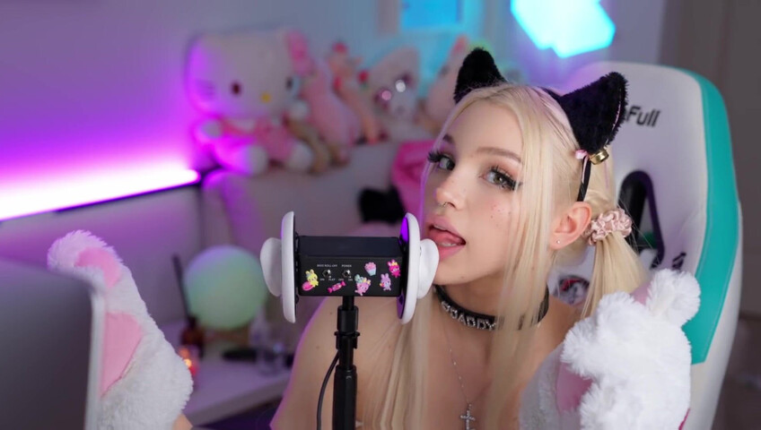 Alice Delish - Cat Girl Ear Licking